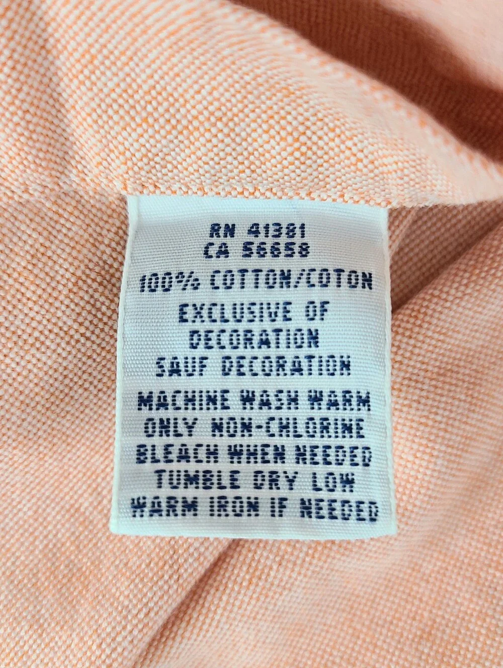 Polo Ralph Lauren Oxford Flesh Pony Vintage Button-Down Cotton Shirt